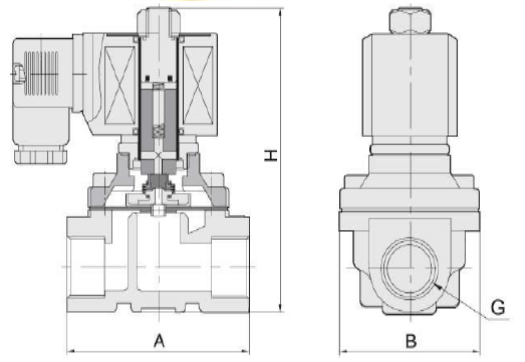 Клапан электромагнитный PN10 ArmaControl 2W200 - 2